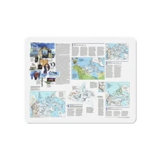 North America - The North (1997) (Map) Refrigerator Magnet