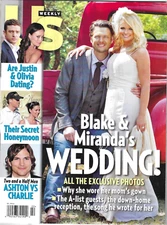 Us Weekly Magazine Miranda Lambert Blake Shelton Wedding Justin Timberlake 2011