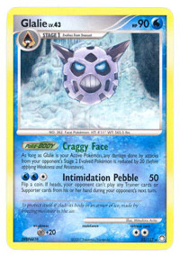 Pokemon - Glalie - 25/123 - Rare - Mysterious Treasures - NM