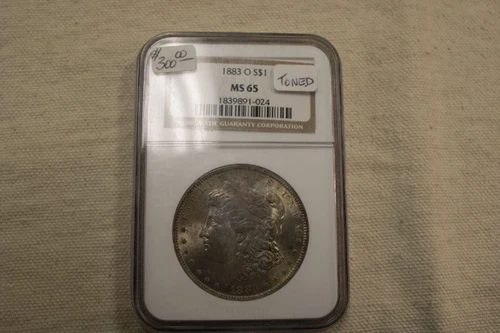 1883-O S$1 MS65 Toned NGC Certified