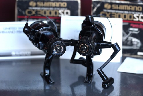 SHIMANO CX-3000SQ Spinning Reel Pair (Two Reels) Good working condition. - Picture 13 of 14