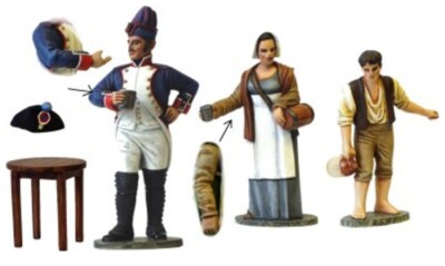 Prince August Gießform Set, At Ease Figurines & Accessories 1