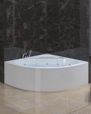 Vasca Idromassaggio Angolare cm 150 in acrilico - Rubinetteria non inclusa