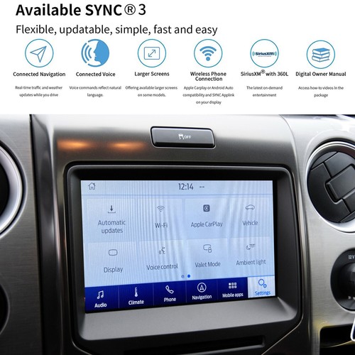 SYNC1 to SYNC3 Upgrade for Ford F150 2013-2014 4’ to 8' w/Carplay Navi OEM - Picture 5 of 14