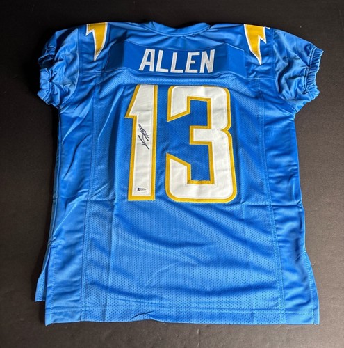 Keenan Allen Signed Custom Chargers Jersey BAS Q78385