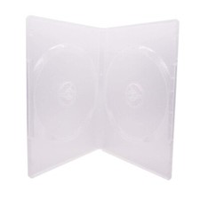 5 PK Maxtek 14mm Clear Standard Double Capacity DVD Cases