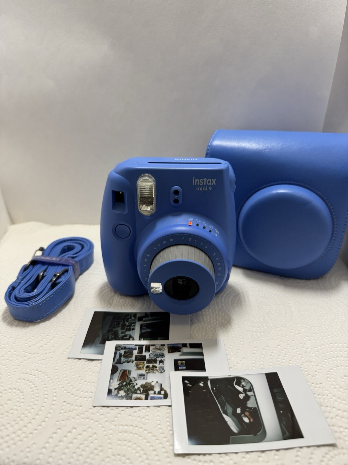 FUJIFILM Instax Mini 9 Ice Blue Instant Camera with Film