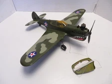 Vintage Cox P-40 Warhawk Plane Flying Model .049 Gas Powered Thimble Drome