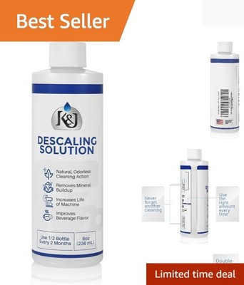 Descaling Solution 2 uses -  - Descaler for Keurig, Breville, Nespresso, Delo...