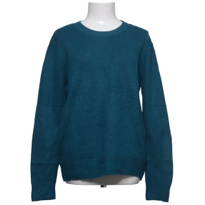 H&M, Strickpullover, Größe: M, Blau, Einfarbig, Feinstrick, Damen #GND