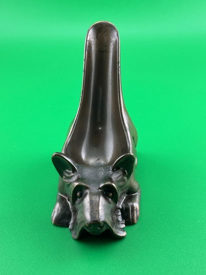 De Colección Scottish Terrier Perro Ronson Acabado Bronce Pipa Descanso/Soporte 4.25" Foto 4 de 4