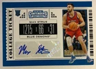 Max Strus 2019 Panini Draft Picks Contenders Rookie Signature