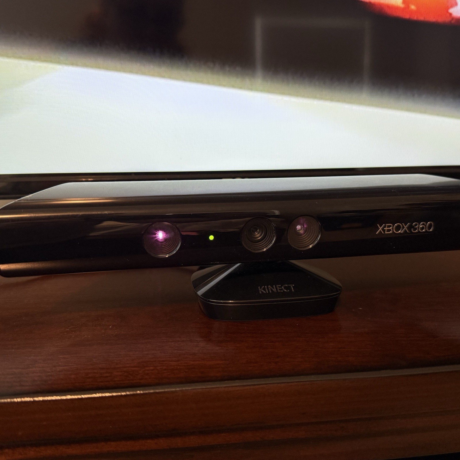 Xbox 360 Kinect Sensor Bar w/ 5 Games Bundle Model 1414 Microsoft Tested