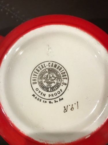 Universal Cambridge Pottery Teapot USA Signed - Picture 5 of 8