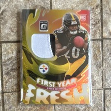 Panini 2025 Donruss Optic Prizm Rookie Memorabilia Kaleb Johnson Steelers /99