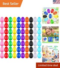 Versatile 100-Piece Egg Shakers - Fun Percussion Toys for DIY Classroom Music