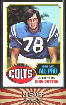 1976 Topps #130 John Dutton Baltimore Colts