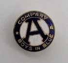 Company A Boys in Blue Rochester NY Civil War Veterans Lapel Screw Pin
