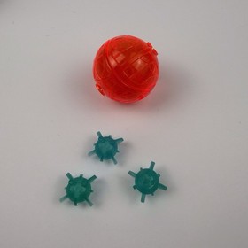 LEGO Bionicle Phantoka  Antroz 8691 INCOMPLETE Leach Pod + 3 Shadow Leaches