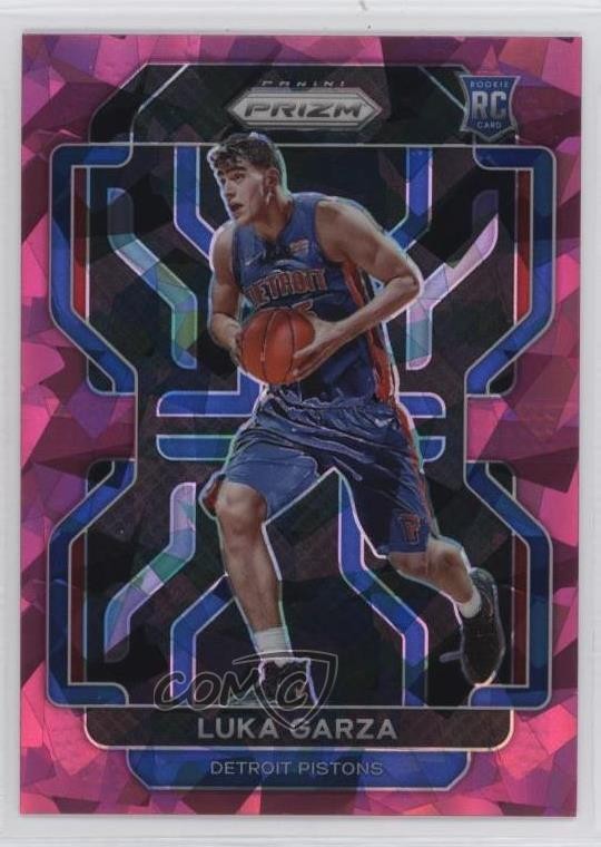 2021-22 Panini Prizm Pink Ice Prizm Luka Garza #303 3y4