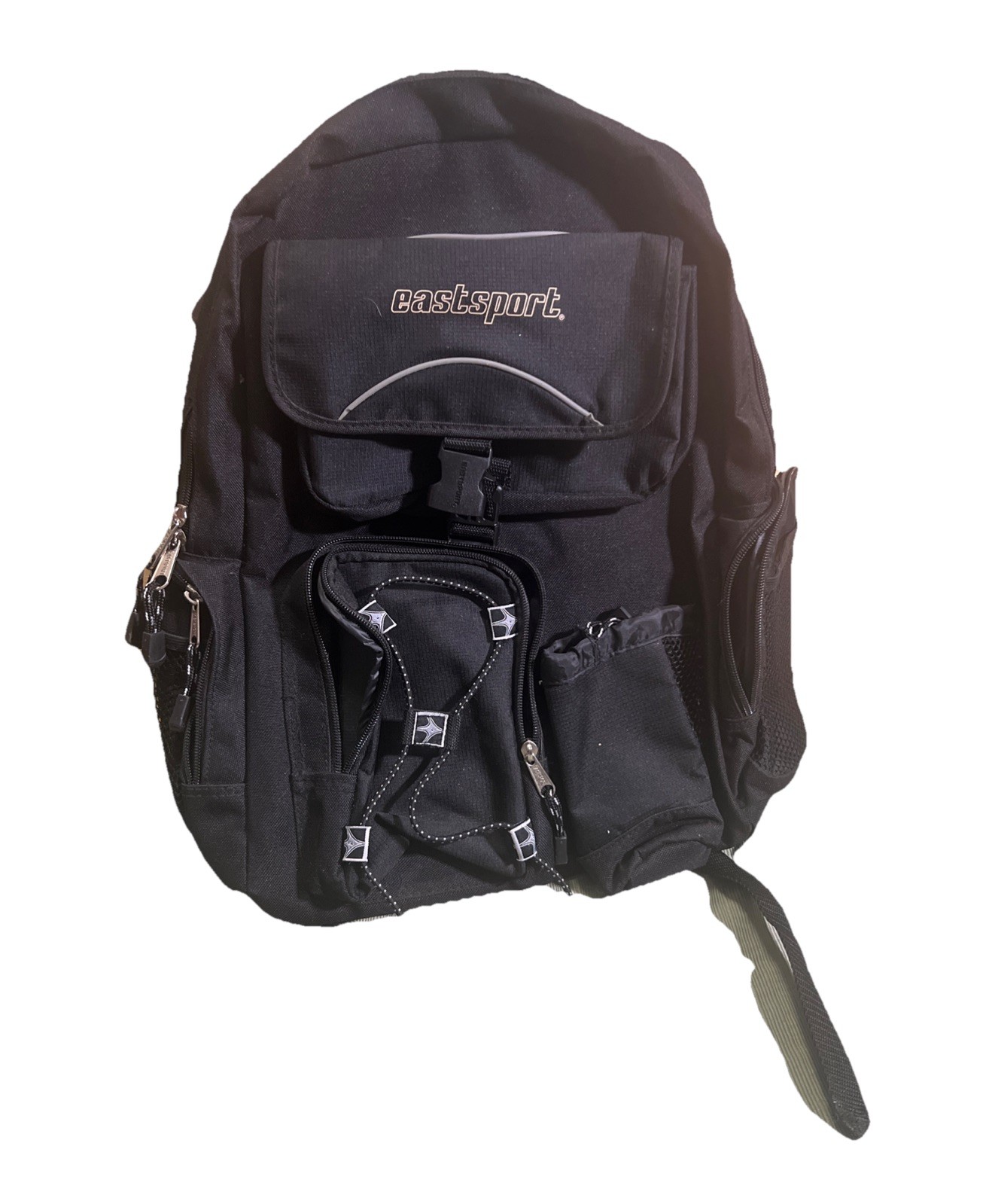 Eastsport Backpack Black Polyester Daypack Style … - image 1