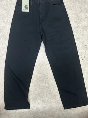 Carhartt Jean Homme Noir W34 Neuf avec Étiquette - Photo 1/3