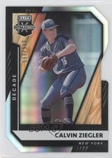 2021 Panini Elite Extra Edition Decade Die-Cut 88/203 Calvin Ziegler #46 0q3