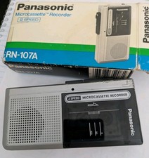 Panasonic RN-107A / RN-108 Two Speed Micro Cassette Recorder ** For Parts. As Is