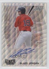 2021 Leaf Metal Draft 1990 Leaf Auto Silver Wave Blaze Jordan #LA-BJ1 Auto uk2