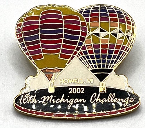 6 Howell Michigan Challenge Balloonfest Hot Air Balloons Pins 92,93,95,99,02,07 - Bild 10 von 13