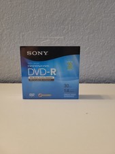 Factory Sealed Sony Handycam Dvd-r. 3 Pack 1.4gb 30 Min Recording Time