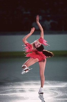 Kristi Yamaguchi USA skates in the 1990 Goodwill Games held July 2- Old Photo 3