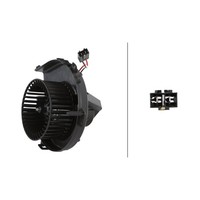 InnenraumgebläSe 12 V 234 W 2-Polig Hella Passend FüR U.A. Opel Corsa