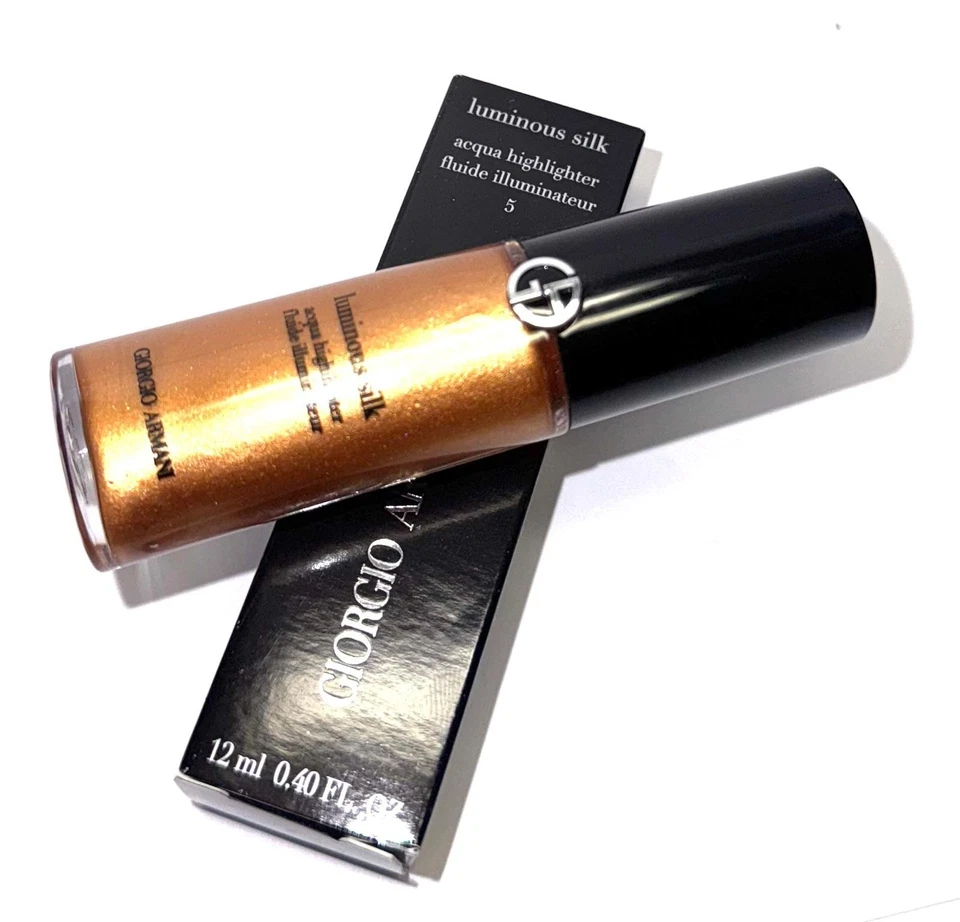 Giorgio Armani Luminous Silk Acqua Highlighter Fluide Illuminateur 5 Sunset 12ml - Bild 2 von 4