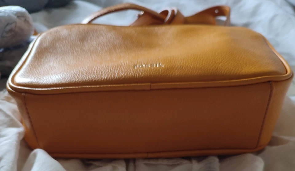 Fossil Women's Brennon Camera Bag Golden Yellow Leather RRP £159 BNWT Dustbag - Image 4 of 4