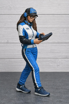 C30 WEC GT Race Engineer - Tablet Data Analyst Figur unbemalt