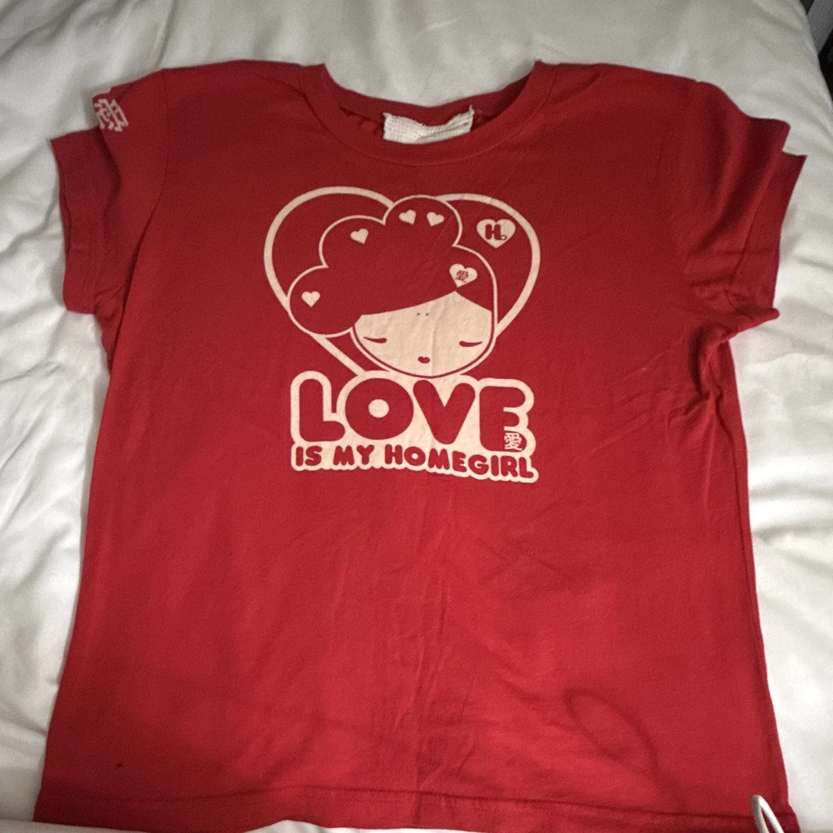 美品 Heart T-Shirt Harajuku Store Limited Women's Harajuku Heart