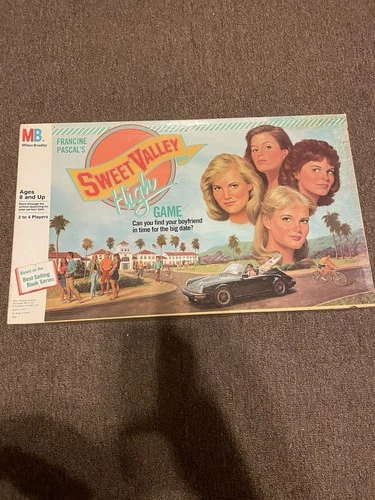 1988 Sweet Valley High Board Game Milton Bradley Vintage