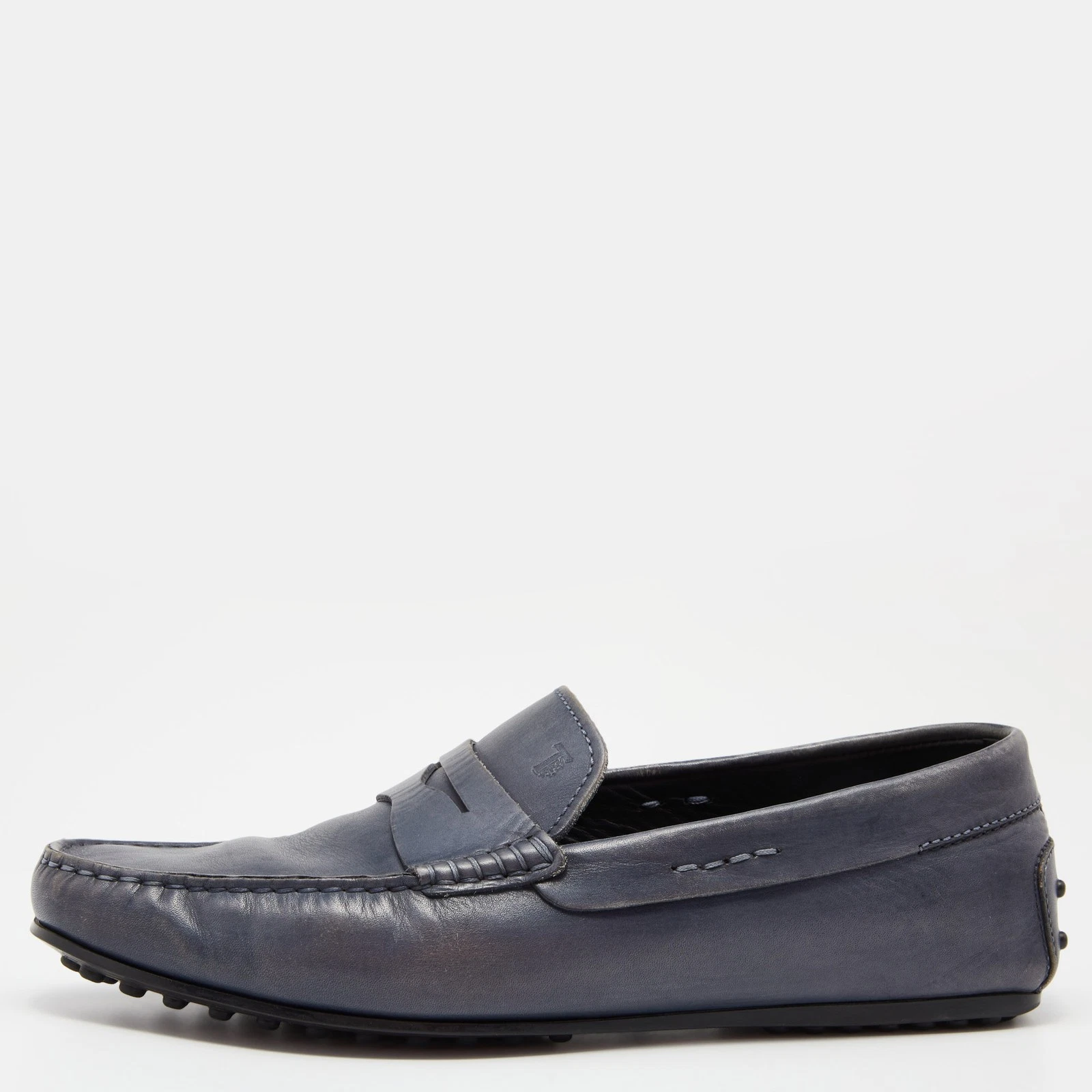 TOD’S Mocassini slip on blu in pelle taglia 41 5