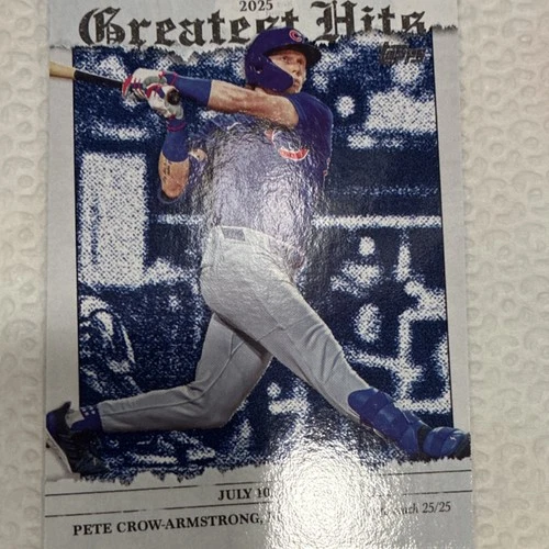 2026 Topps Series 1 Pete Crow-Armstrong Orange Foil (RAW)