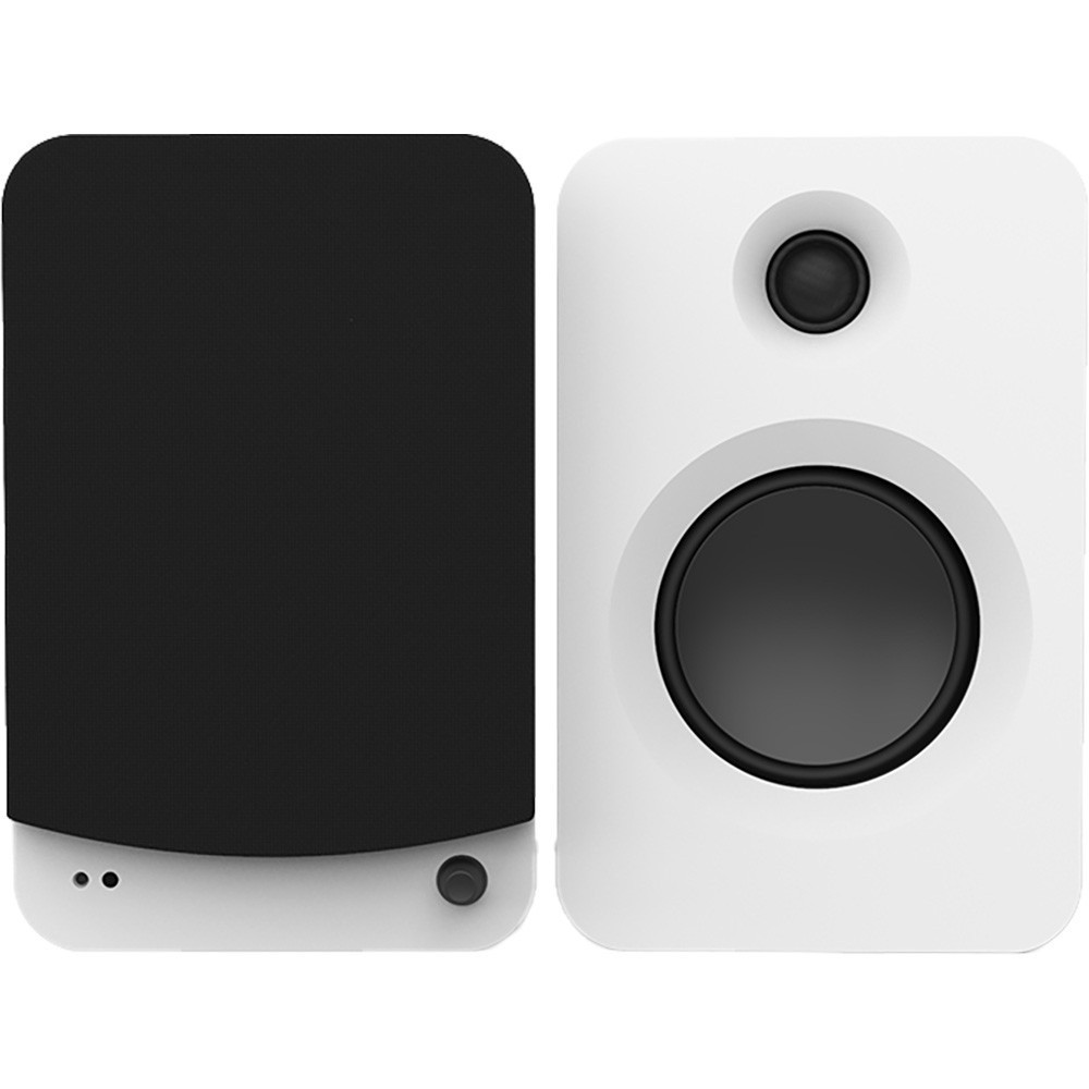 Kanto REN Speakers - Bluetooth 200W Powered + HDMI ARC White Active Loudspeakers