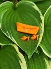 Vintage Barbie Color Coordinates Orange Open Toe Shoes and Purse