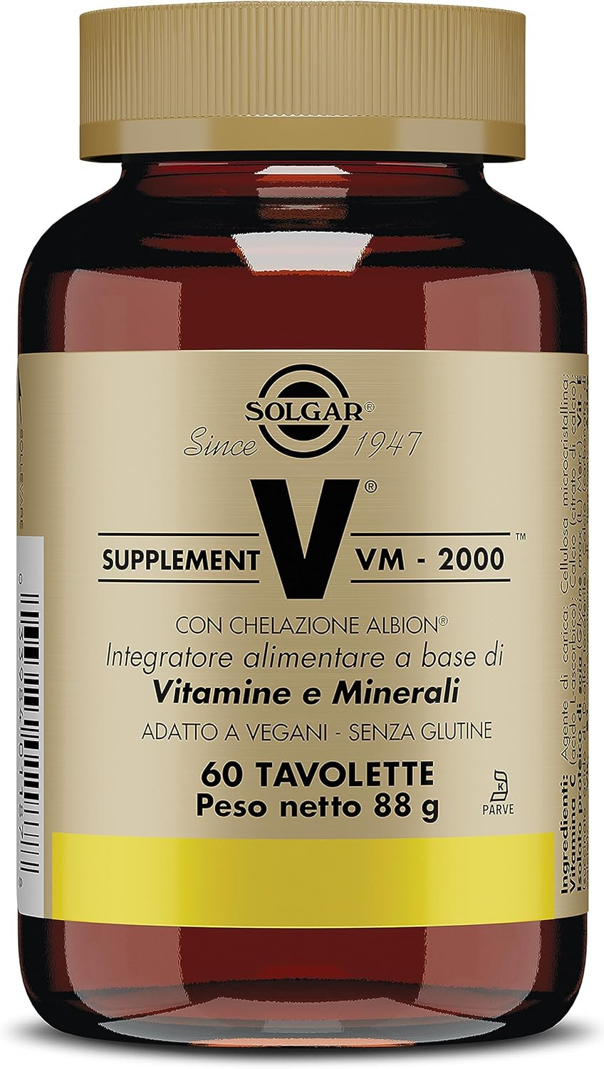 Integratore Solgar VM-2000 60 compresse - Ottimizzazione Vitale Quotidiana