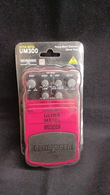 (NEW) BEHRINGER UM300 | Ultra Metal Distortion Guitar Effects Pedal