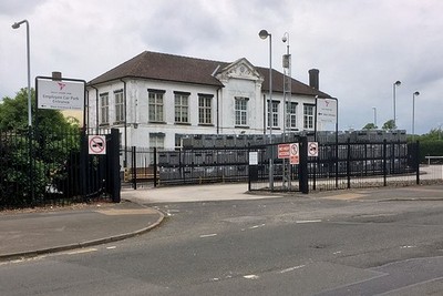 Foto 6x4 ehemalige Büros von Reckitt und Colman, Derby Allenton Reckitt an c2017