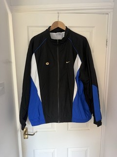 Nike TN Track Jacket Black Blue XL Mens