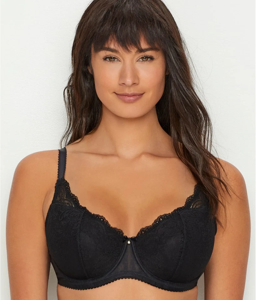 Charnos BLACK Opera Balconette Underwire Bra, US 32H, UK 32FF - Image 2 of 4