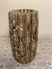 New Zealand Natural Hand Crafted Ponga Fernwood 7  Vase