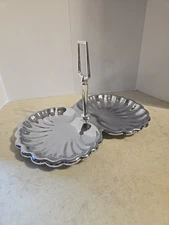 Vintage Shelton Ware Server Double Clam Shell with handle 