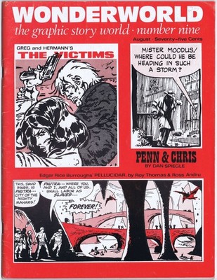 WONDERWORLD # 9 US Fanzine 1973 Herrmann Dan Spiegle Ross Andru Russ Manning